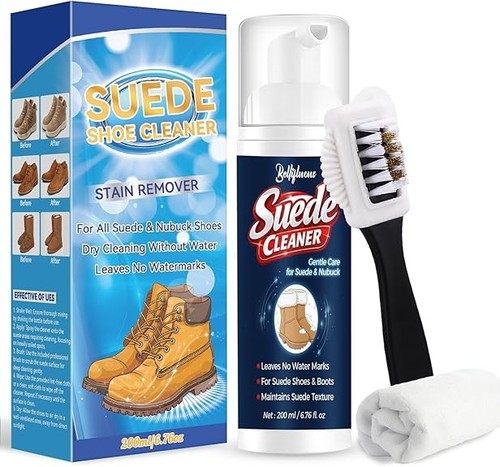 Suede shoe cleaner with - shoe,